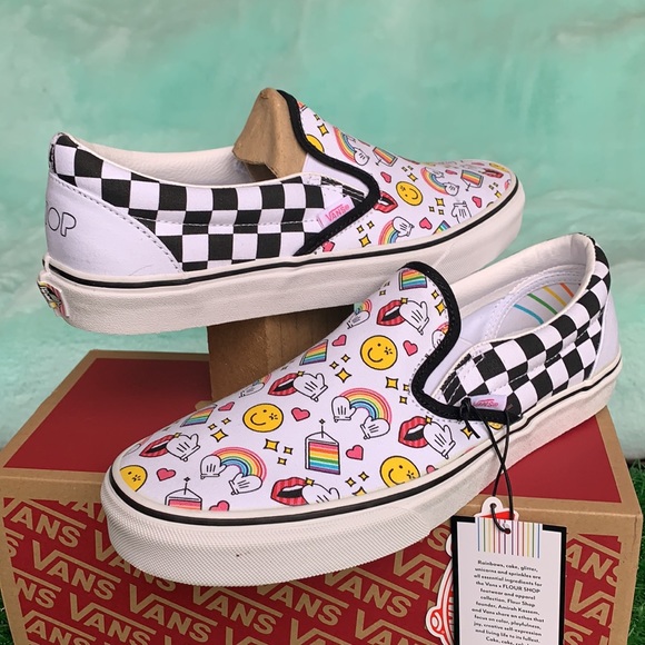 VANS CLASSIC SLIP ON FLOUR SHOP Iconschckrbrd men’ - Picture 5 of 16